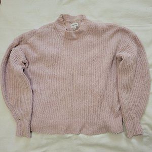 Frank And Oak Crewneck Sweater in Mauve Shadows